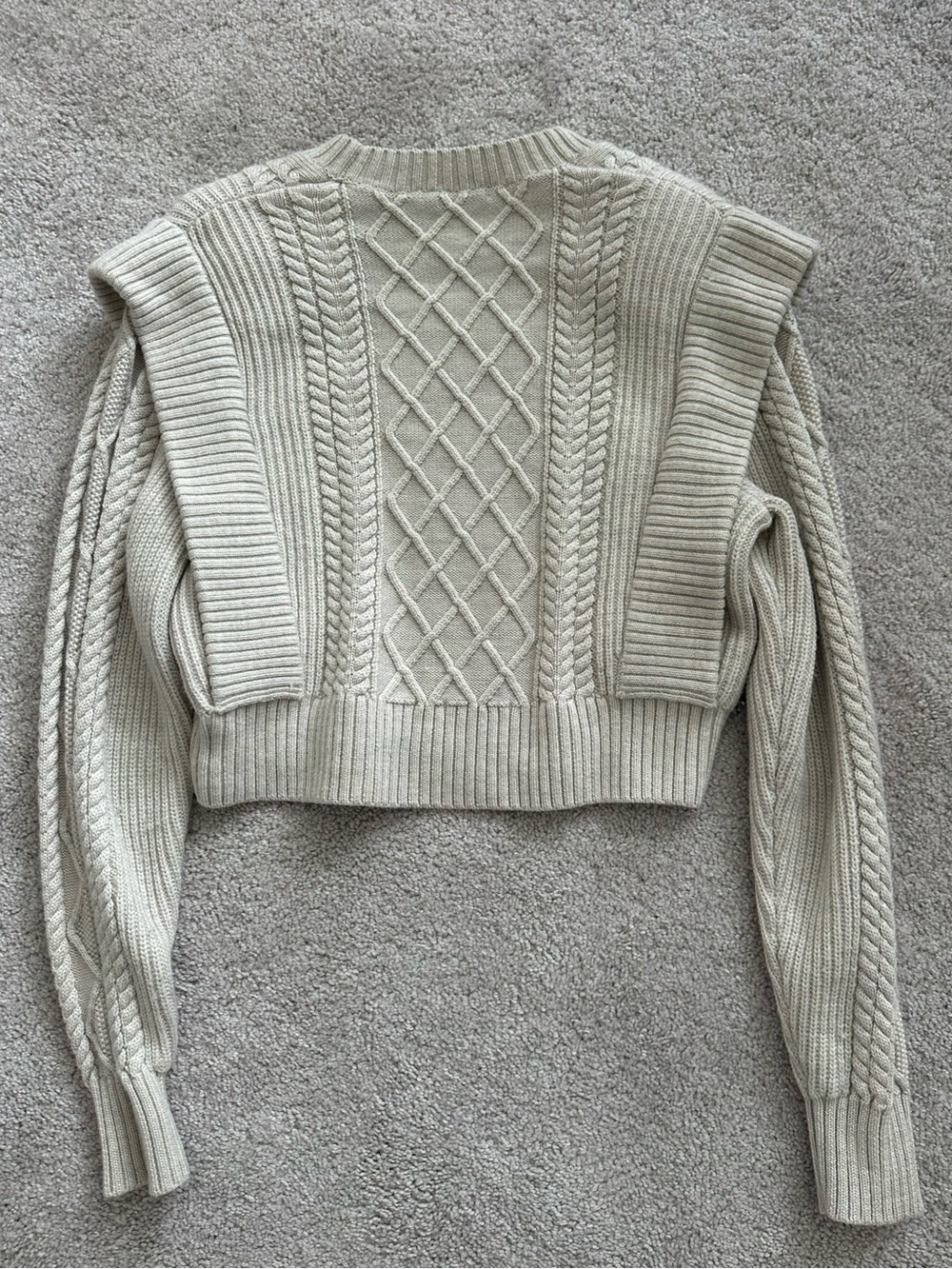 Aritzia Cream Wool Sweater